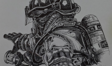 Drawing of The Fire Fighters