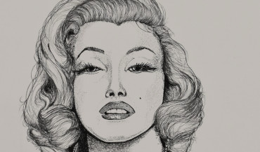 Drawing of Marilyn Monroe